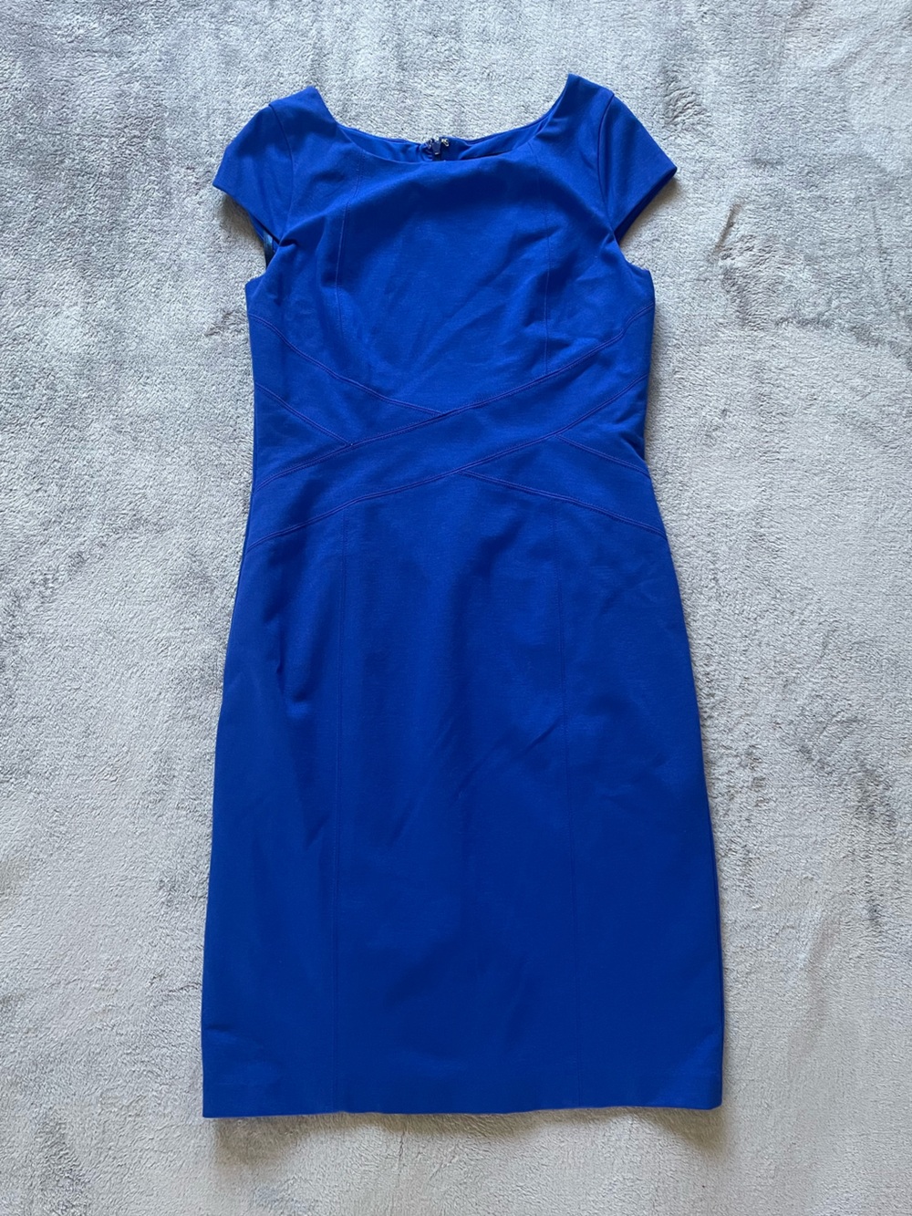 WHBM Petite Cap Sleeve Sheath Dress Size 10 Wedding Guest Work Office NWT